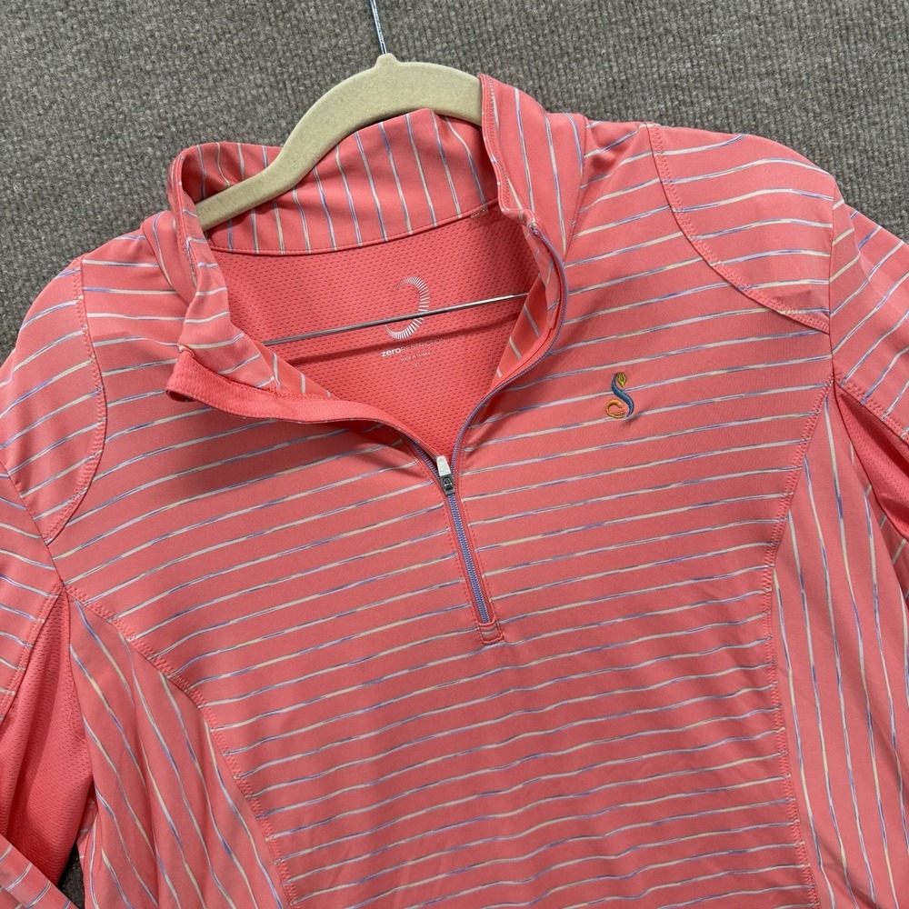 Zero Restriction Renae 1/4 Zip Calypso Golf Pullover Woman's Size XL